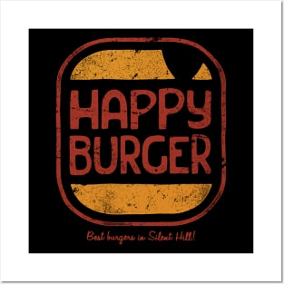 Happy Burger Posters and Art